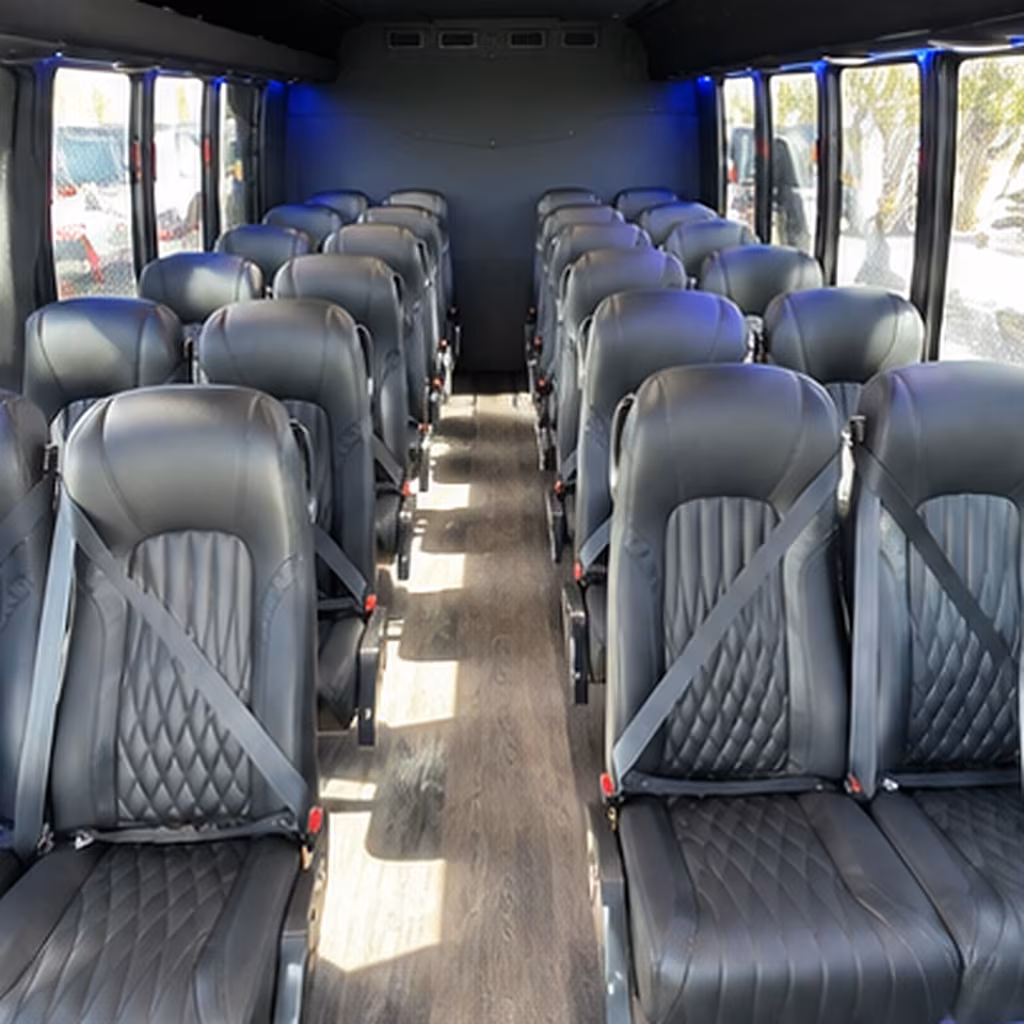minibuses for bridal party transportation across the east bay