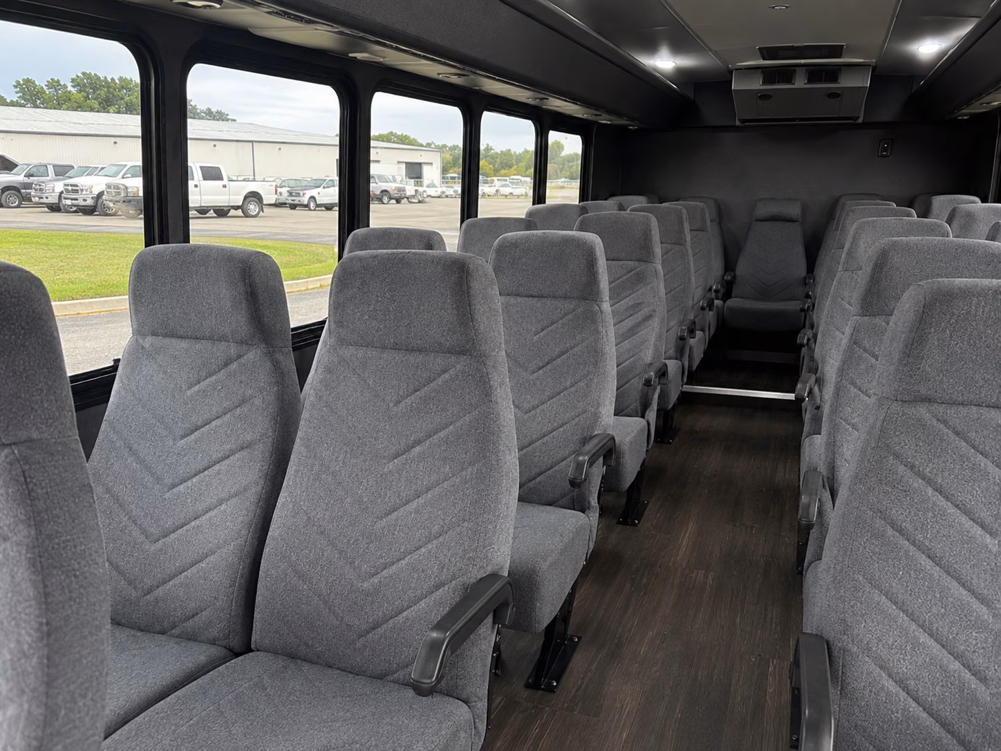 oakland 18 passenger minibus interior