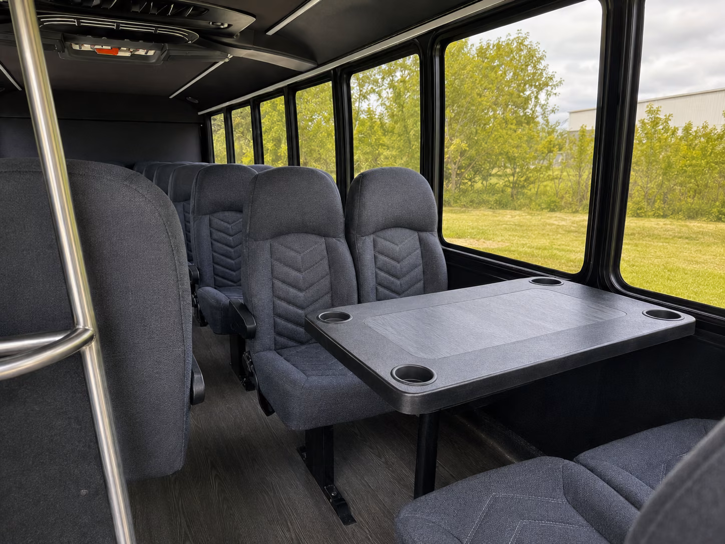 oakland 20 passenger minibus inside