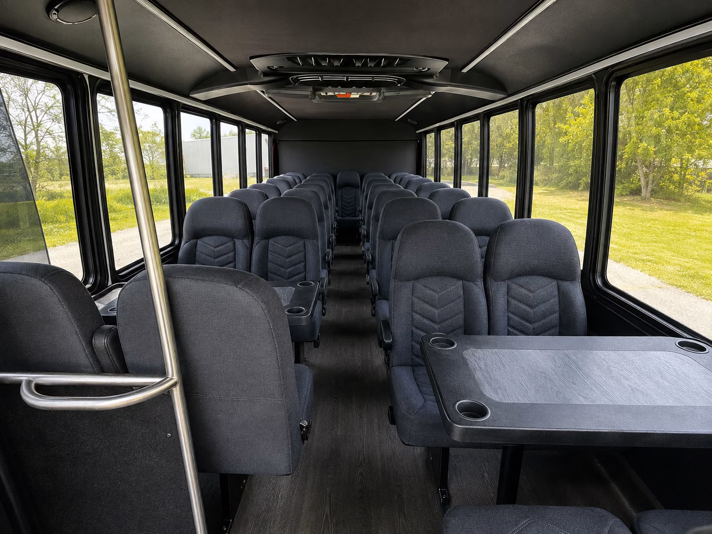 oakland 20 passenger minibus interior