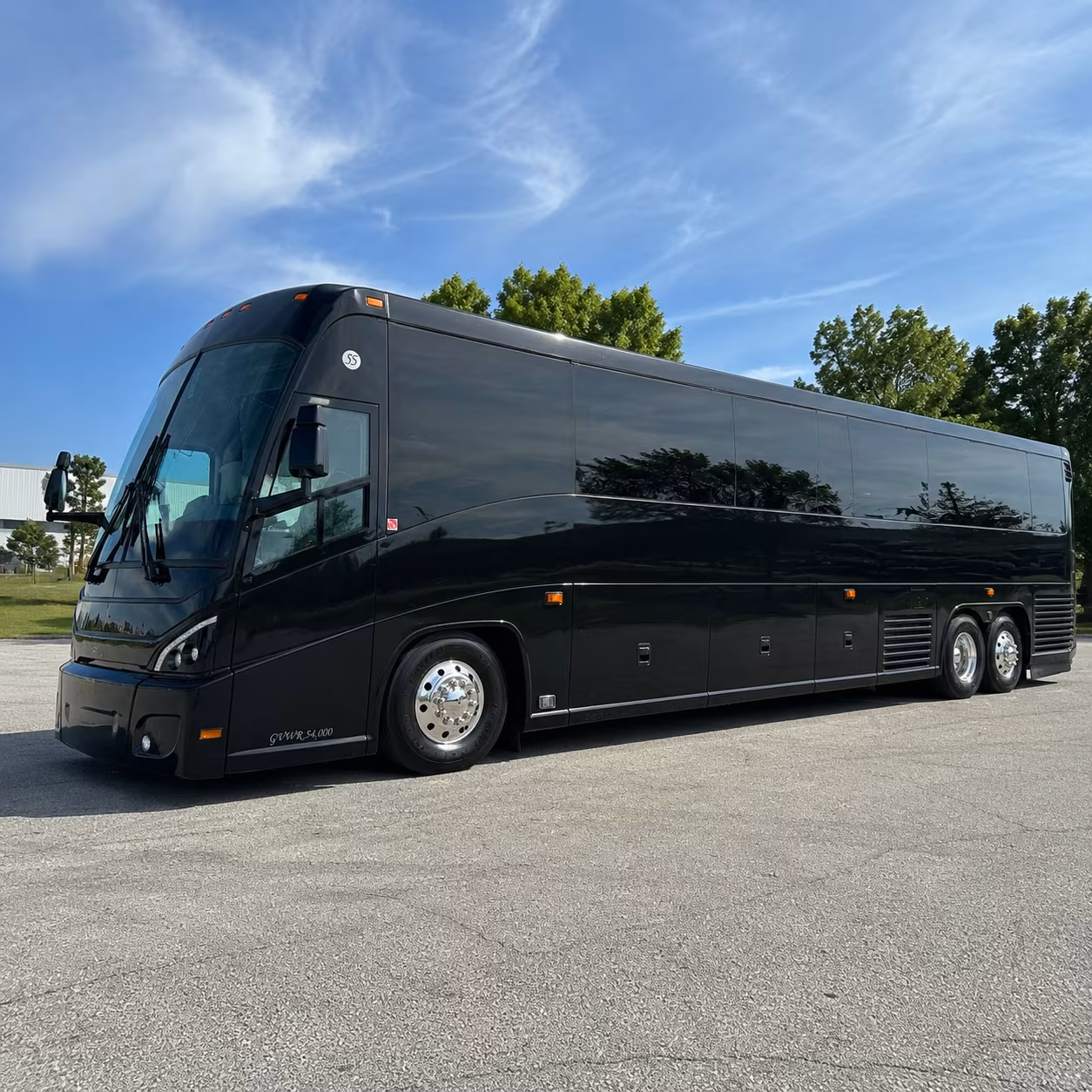 oakland 47 passenger charter bus