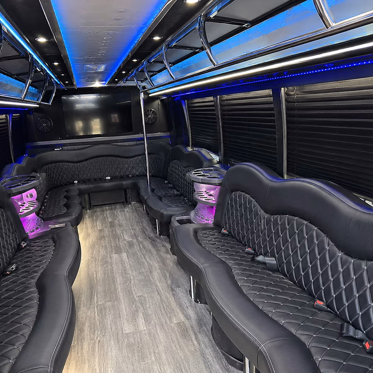 oakland party bus inside