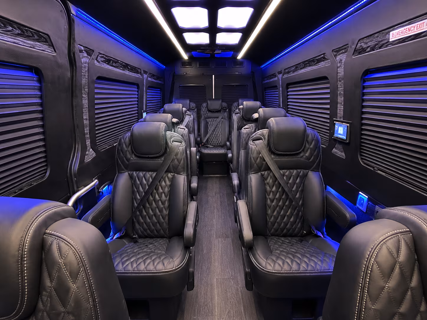 oakland wedding transportation onboard seating